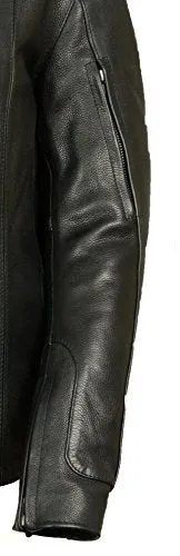 Women's Racer Style Jacket w/ Side Buckles