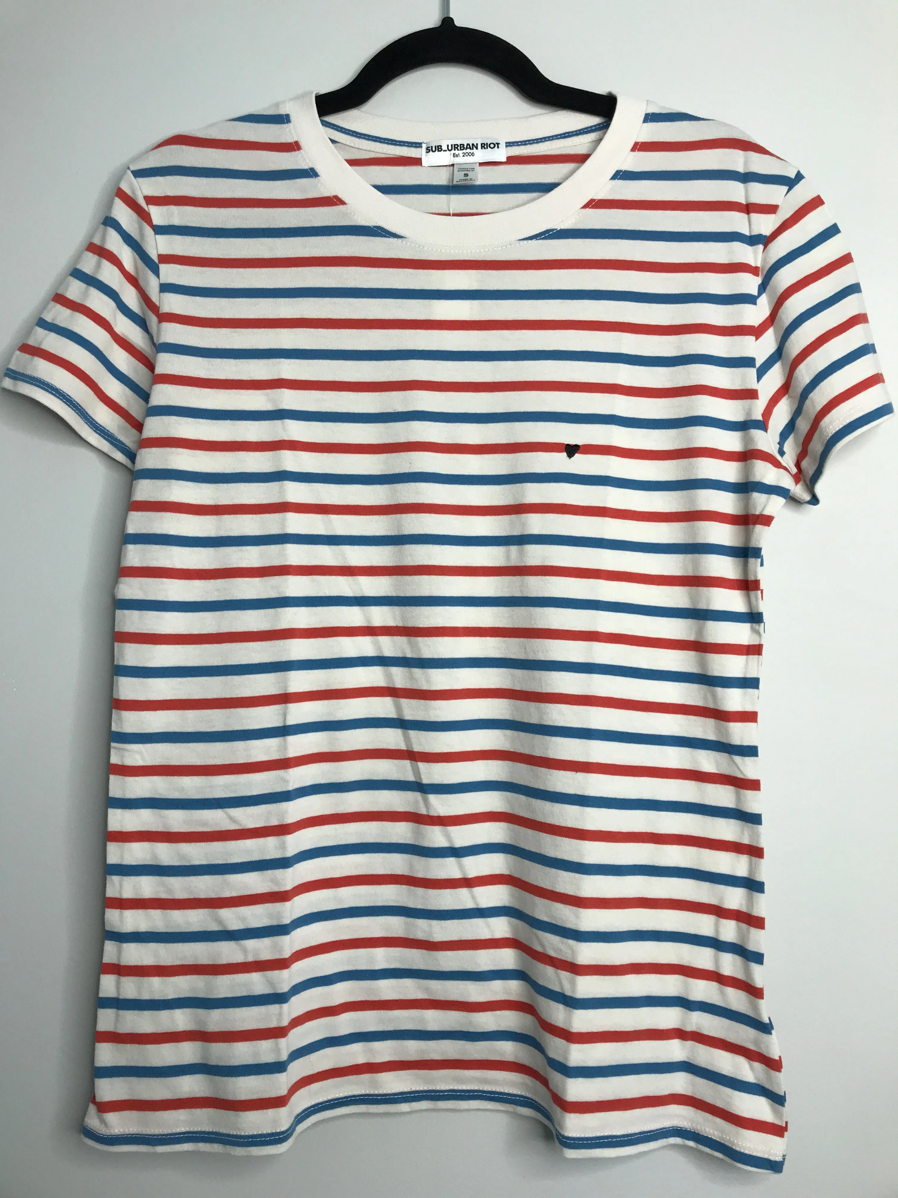 Womens Size Sm Misses Red Sub Urban Riot Tops