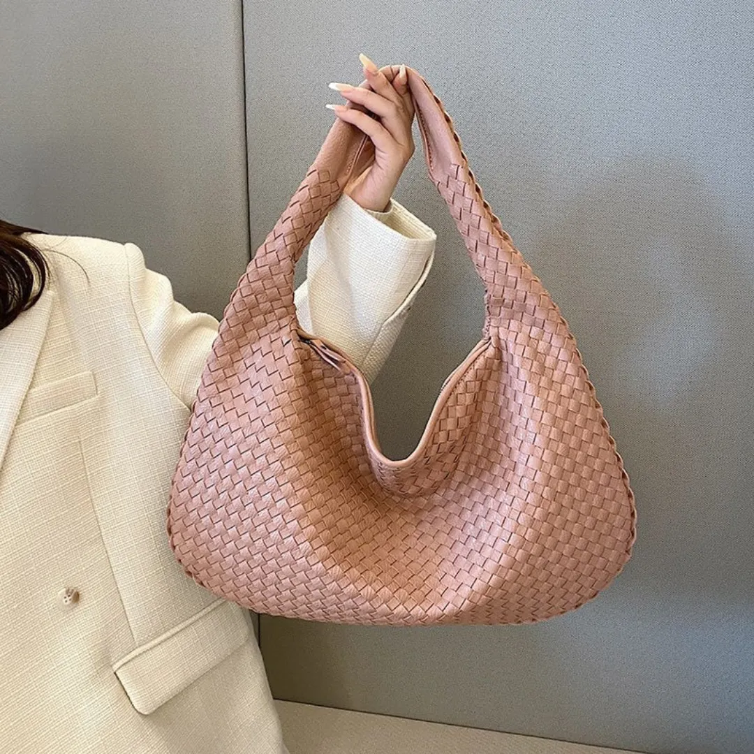 Women's Stylish Elegant Woven Shoulder Bag | Medium