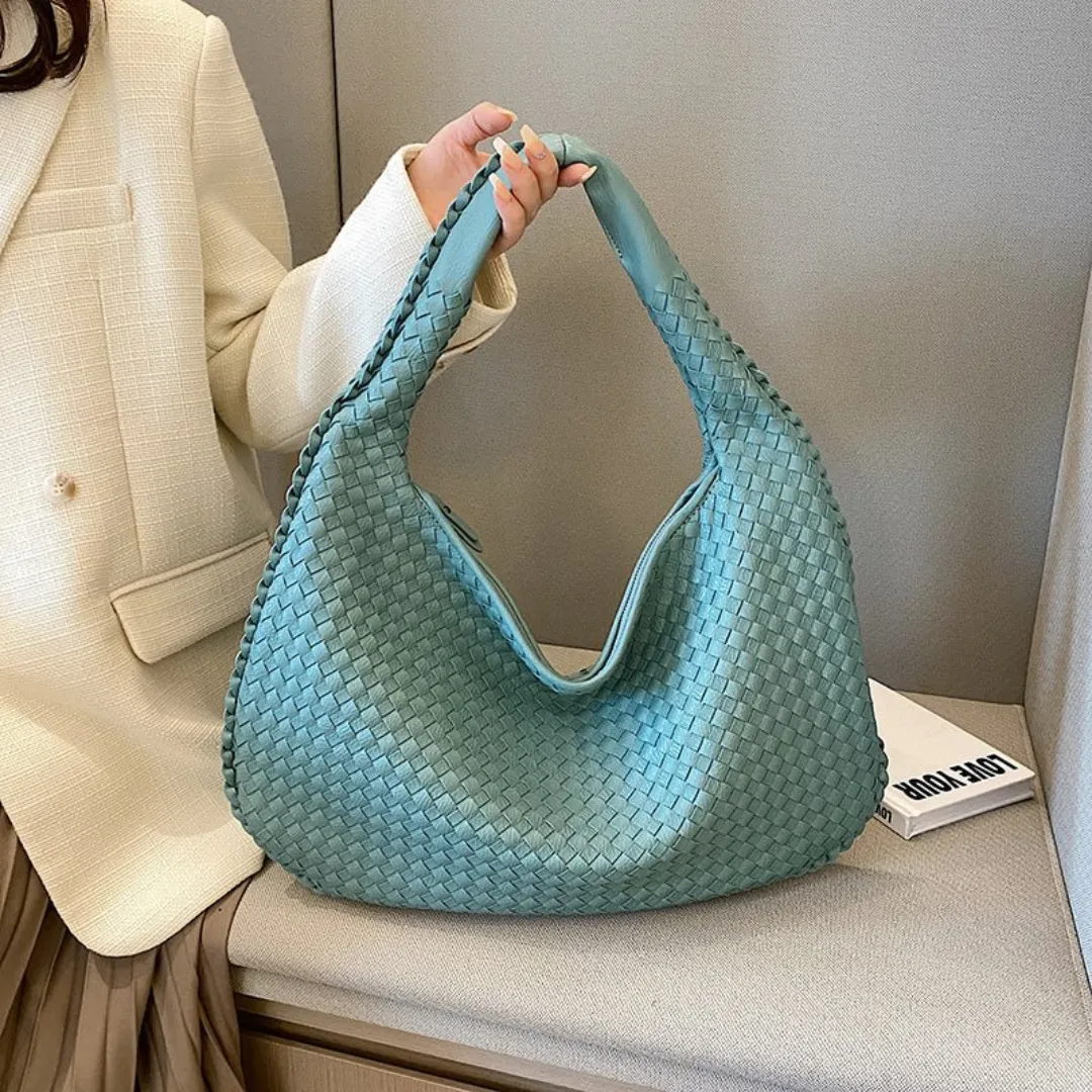 Women's Stylish Elegant Woven Shoulder Bag | Medium