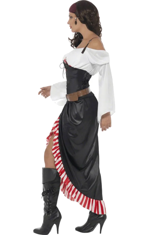 Womens Sultry Pirate Lady Costume