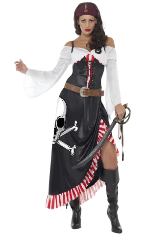 Womens Sultry Pirate Lady Costume