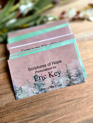 Woodland Personalized Scripture Cards