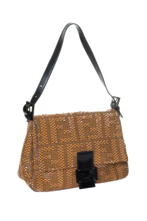 Woven Monogram Baguette