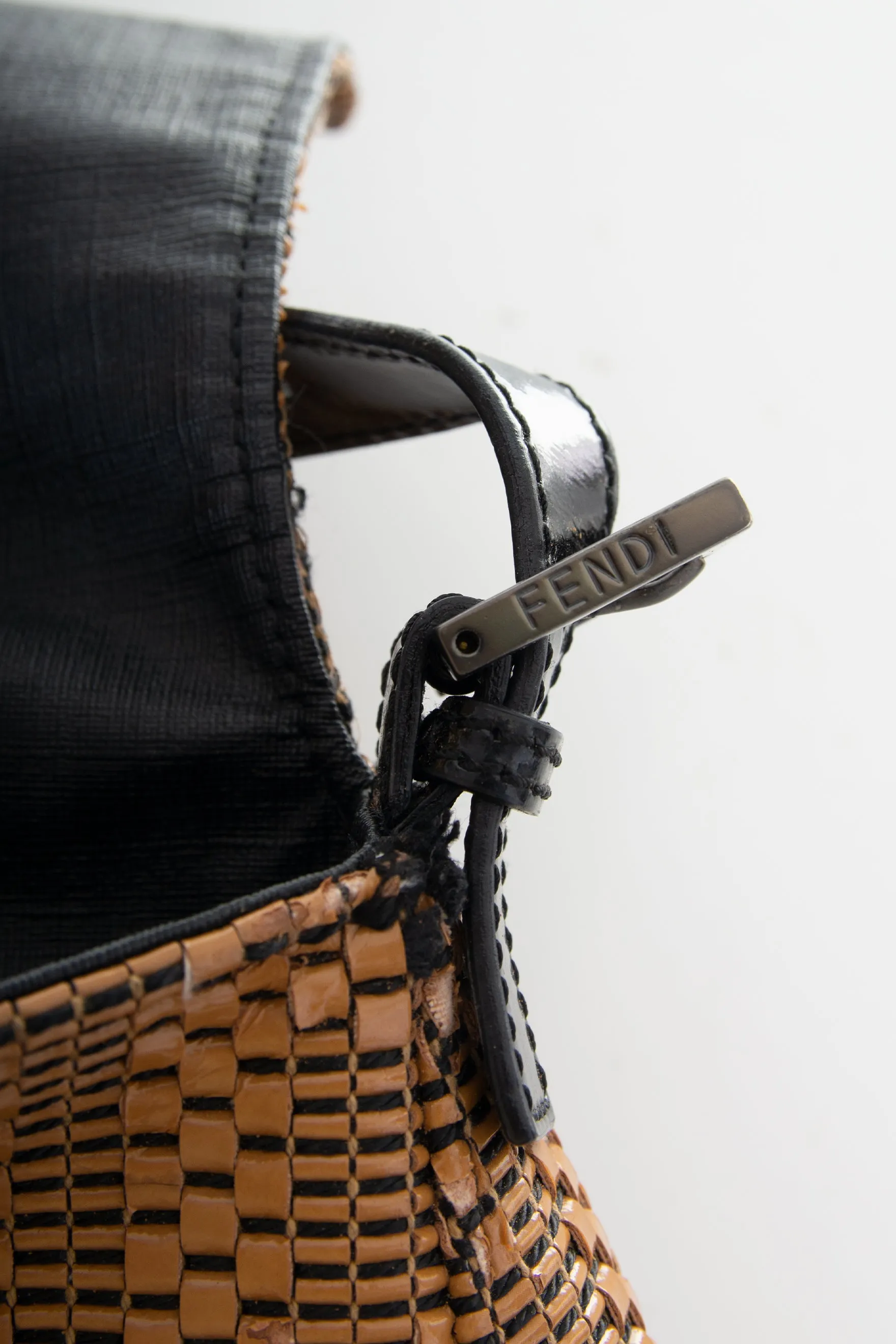 Woven Monogram Baguette