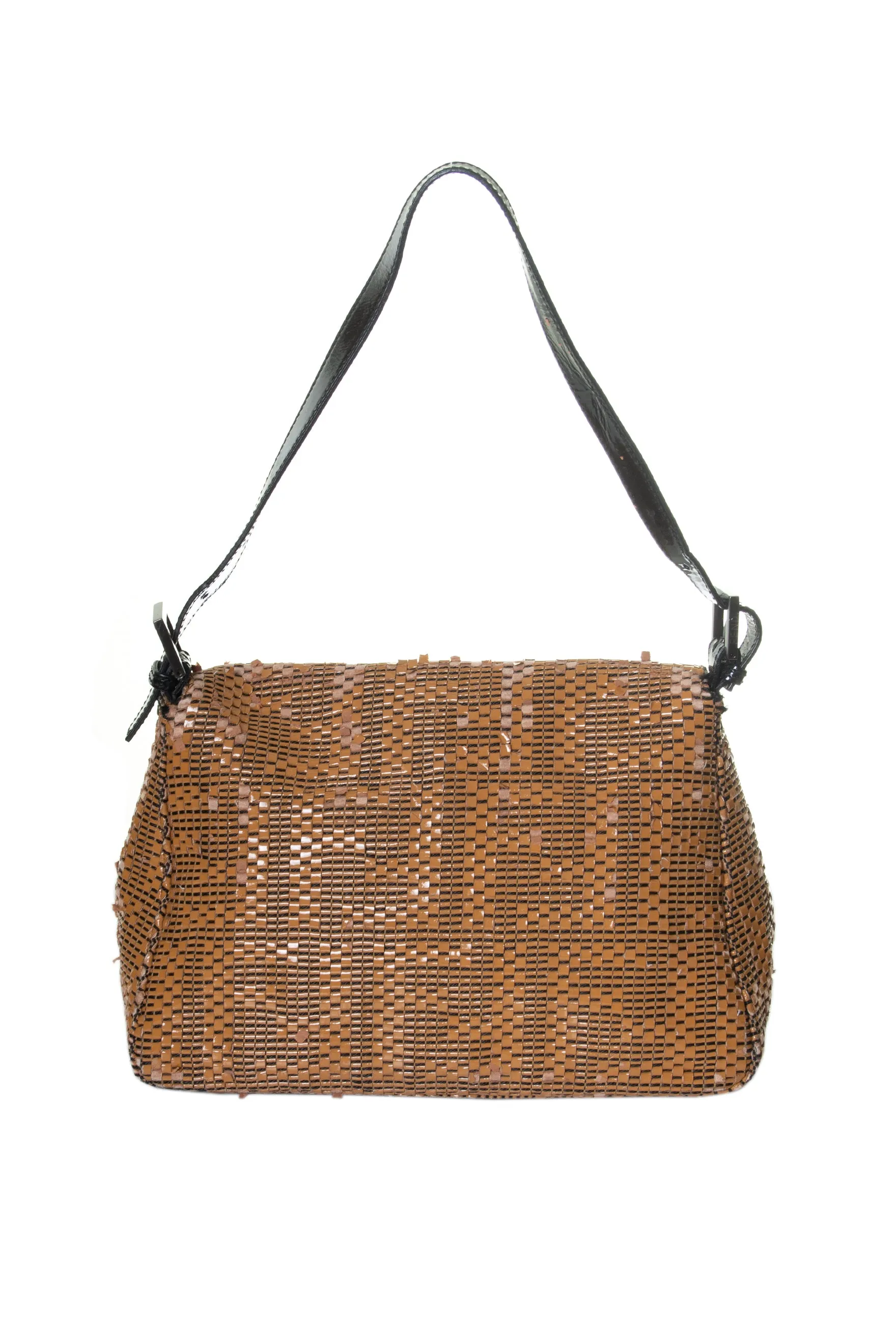 Woven Monogram Baguette