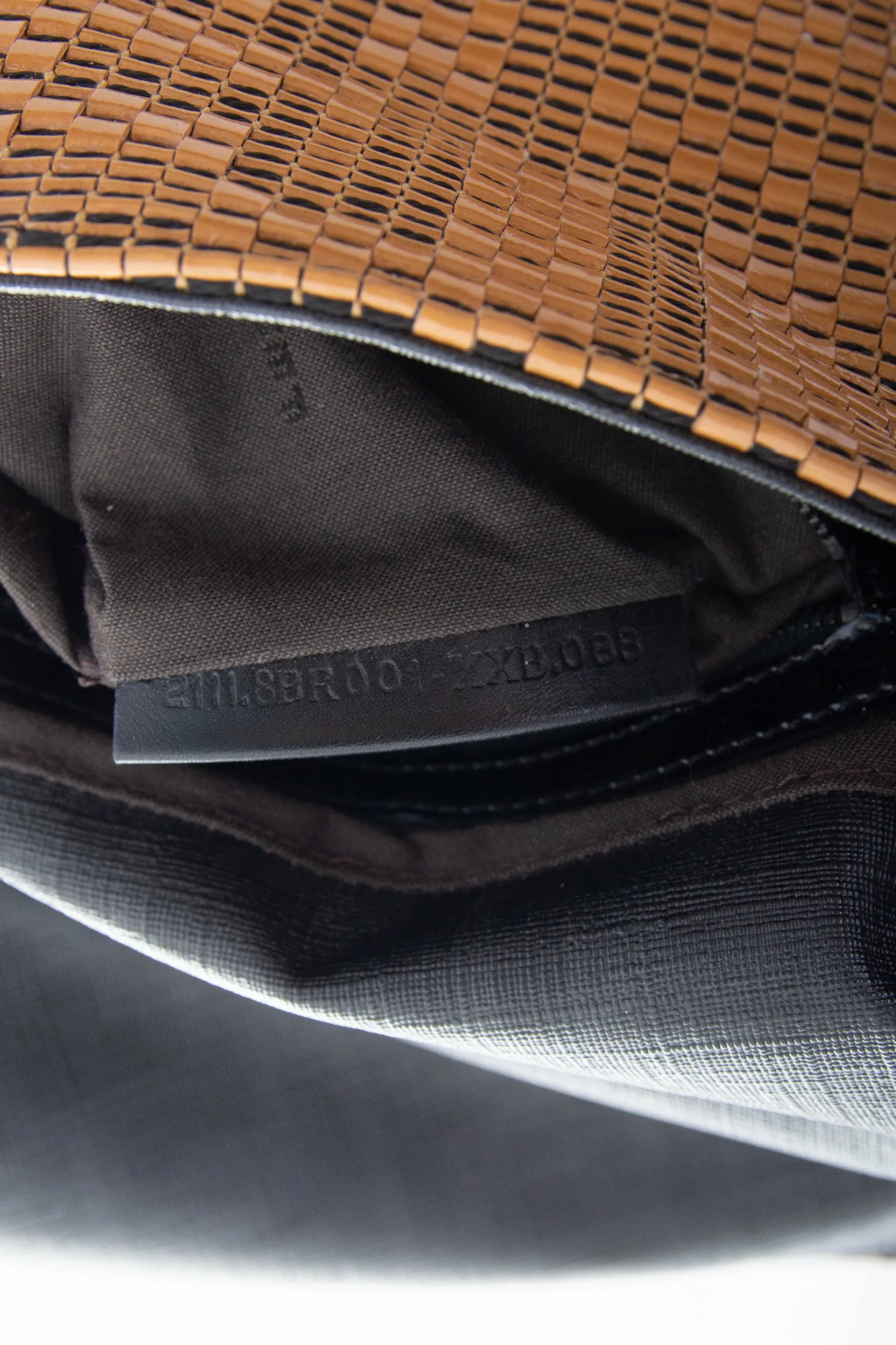 Woven Monogram Baguette