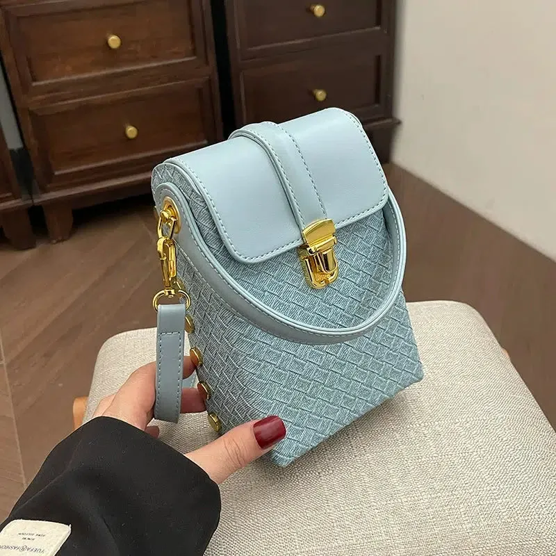 Woven Pattern Mobile Phone Bag
