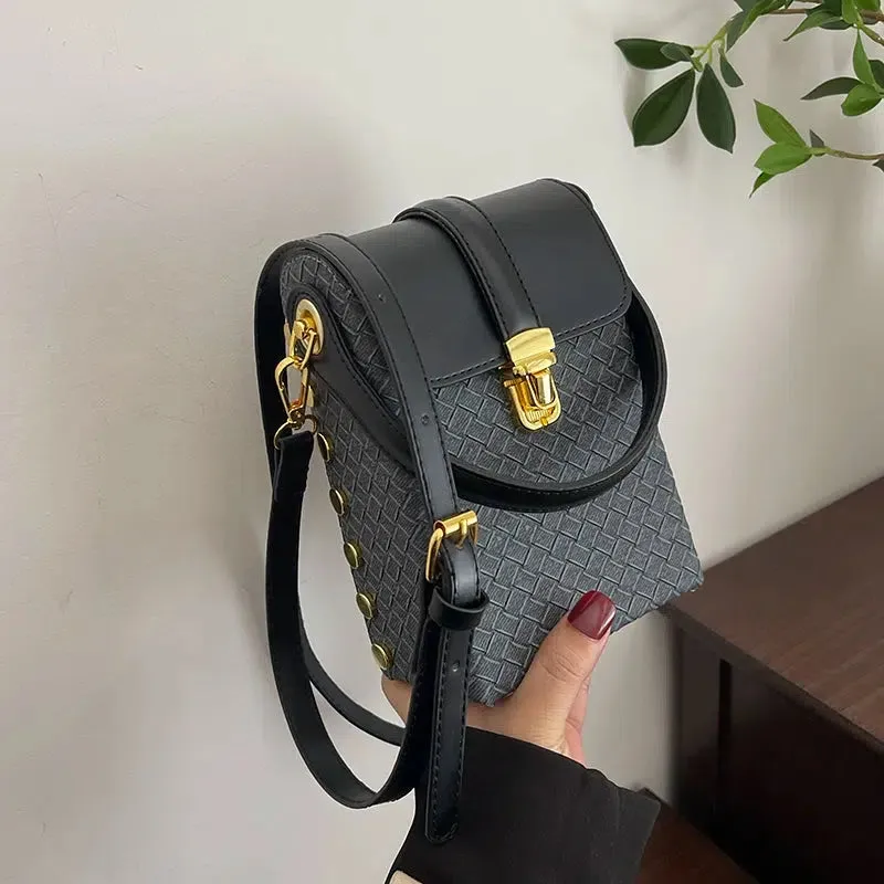 Woven Pattern Mobile Phone Bag