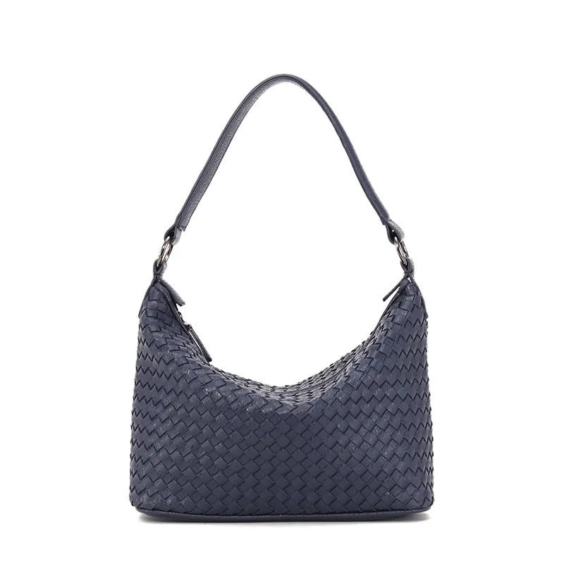 Woven shoulder bag