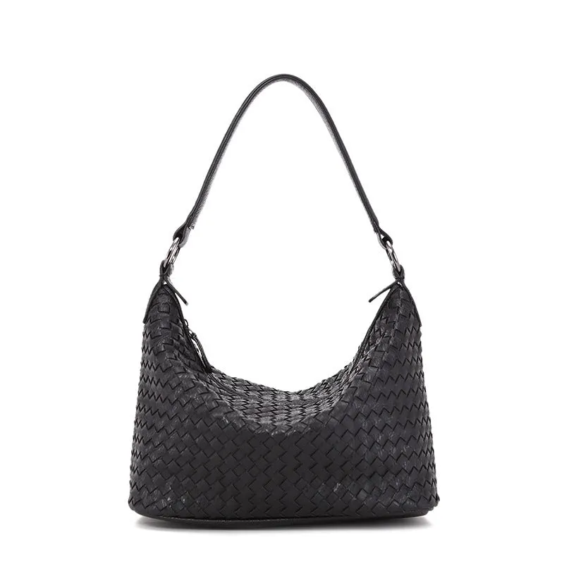 Woven shoulder bag