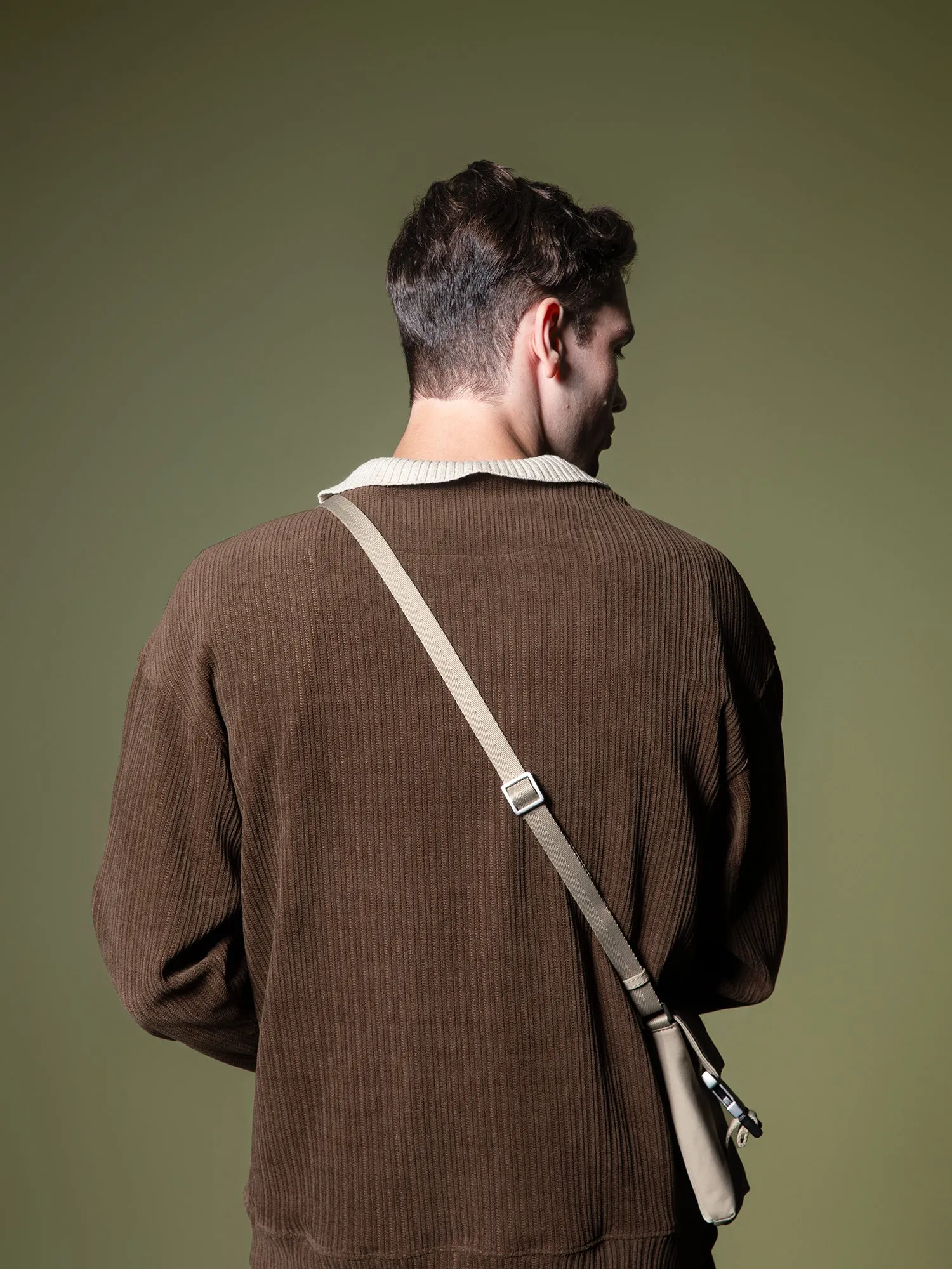 Woven texture sweatshirt