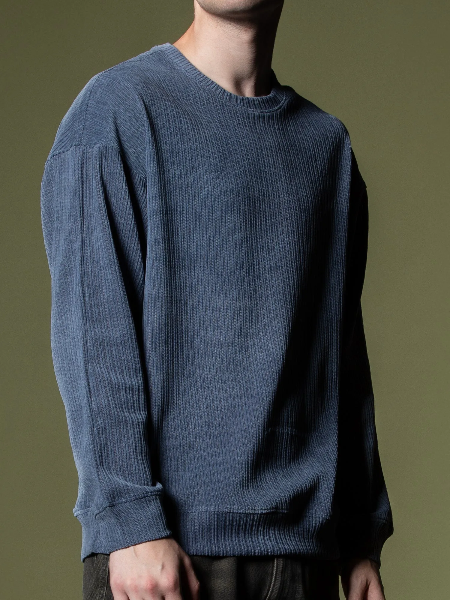 Woven texture sweatshirt