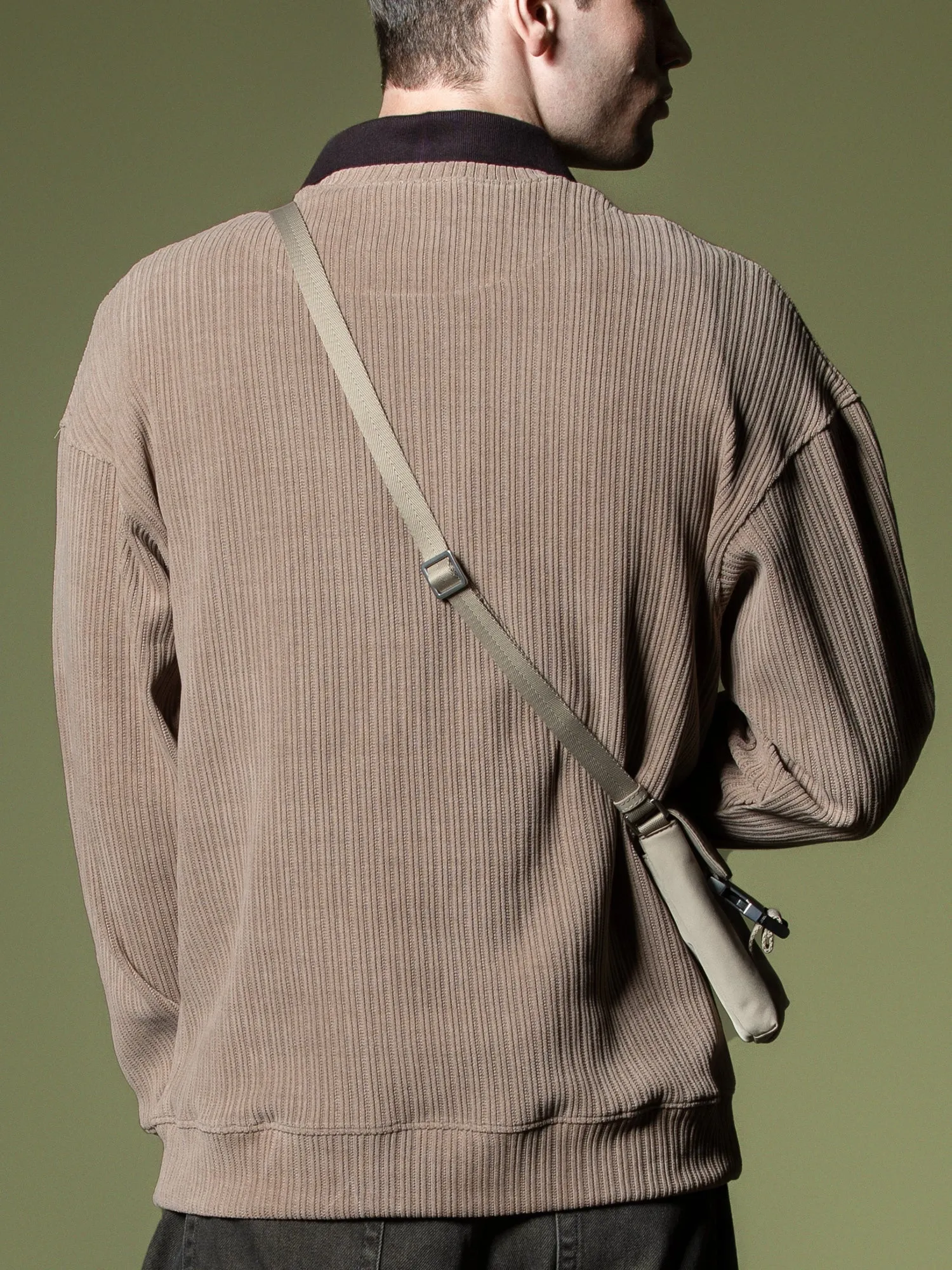 Woven texture sweatshirt