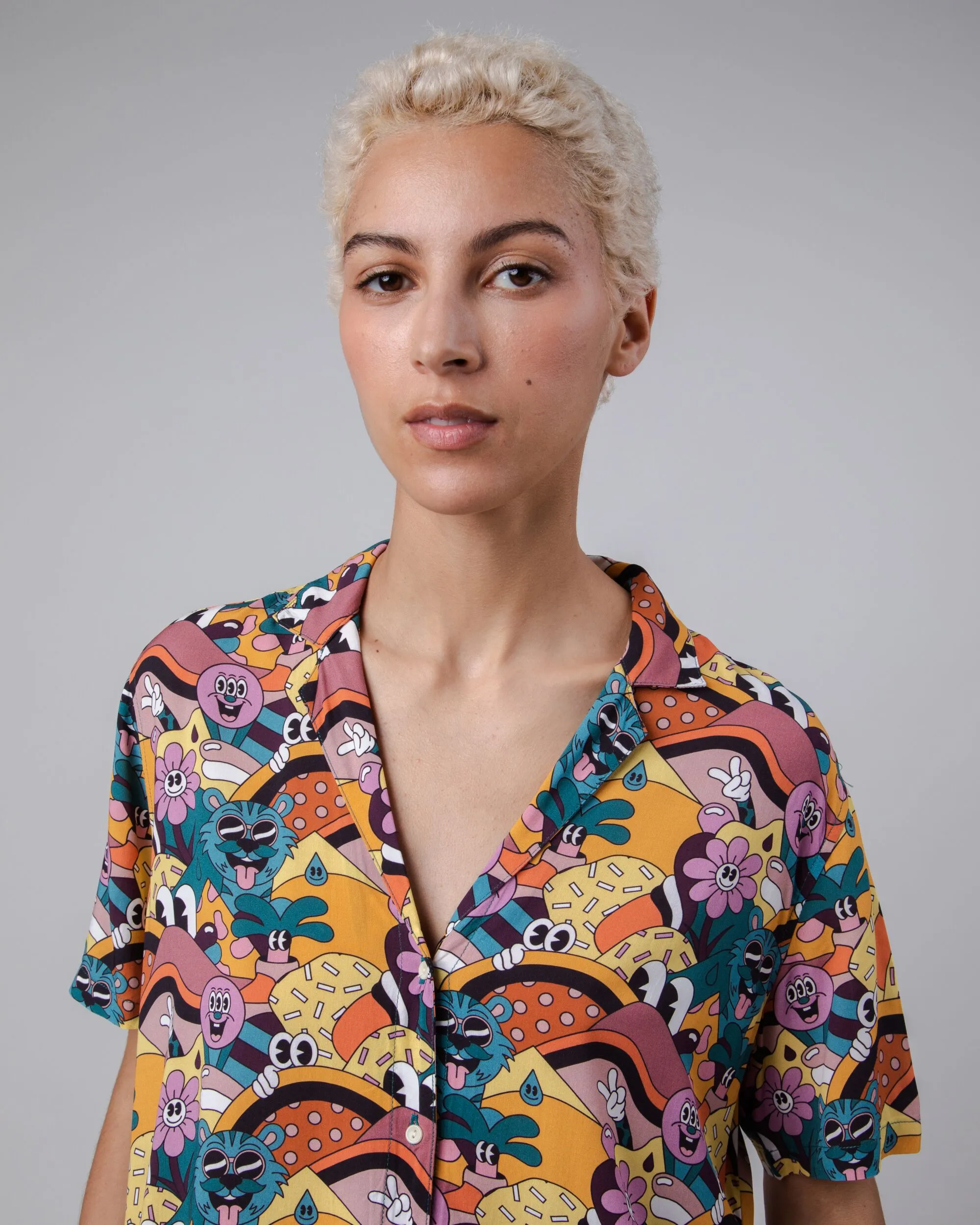 Yeye Weller Aloha Blouse Yellow