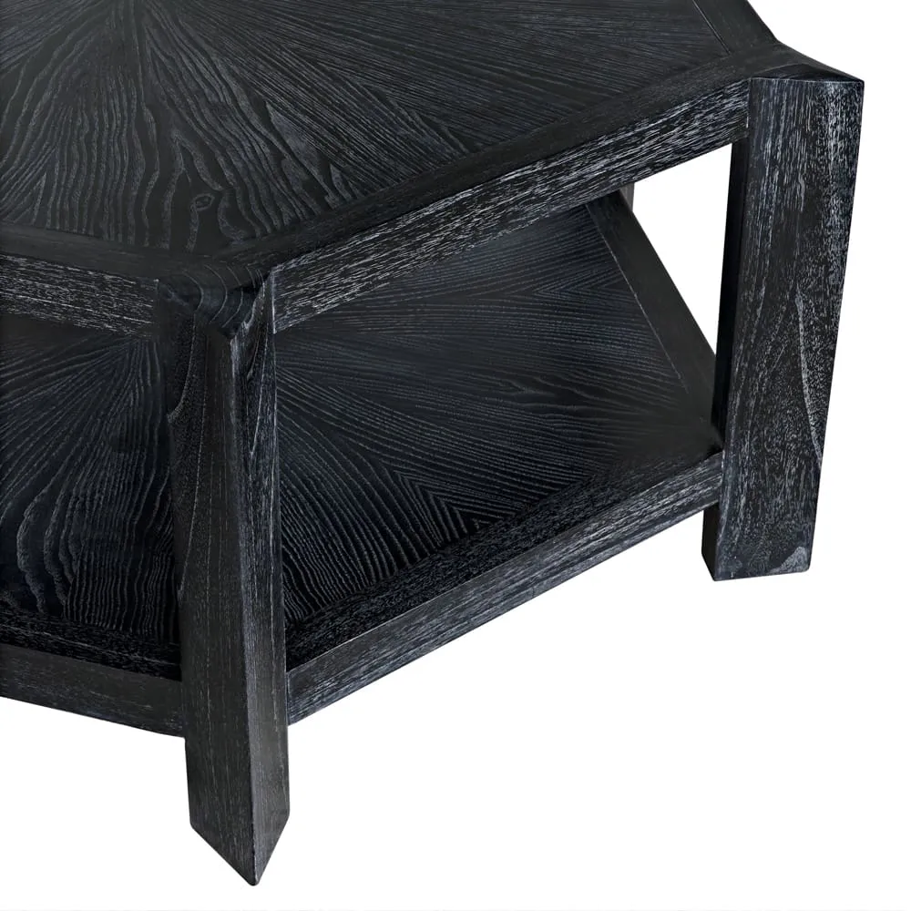 Yuhuda Coffee Table, Cinder Black