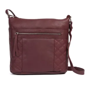 Zip-Fasten Leather Shoulder-Bag  - JEWN39001 / 325 228