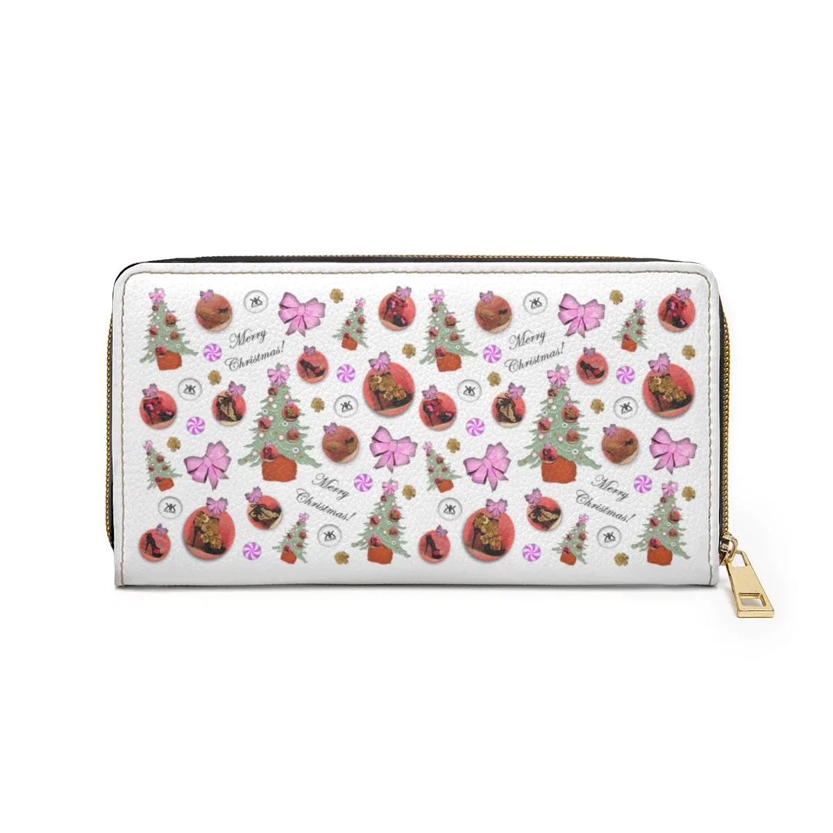 Zipper Wallet 'Pink Christmas'