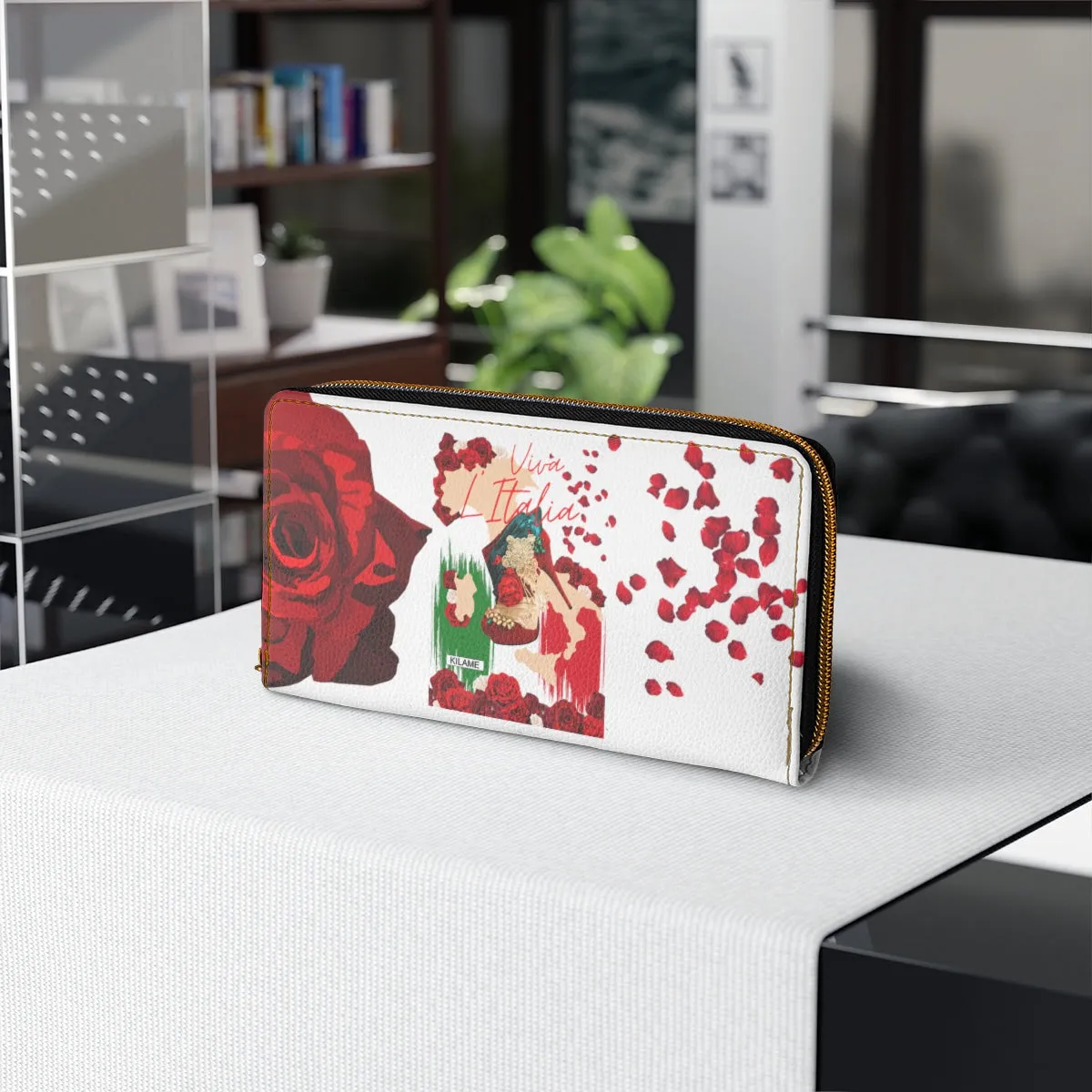 Zipper Wallet 'Viva l'Italia'